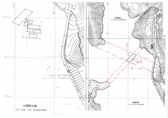 大潭篤村當年地圖 (source HKSAR survey map)